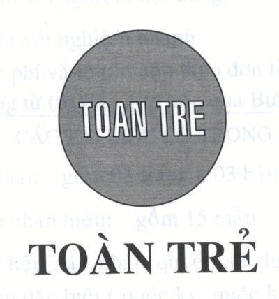 Mẫu nhãn hiệu TOAN TRE TOàN TRẻ