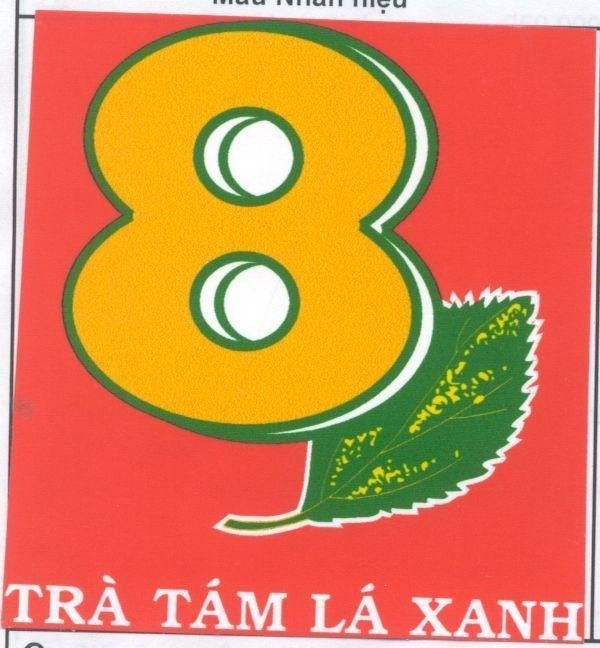 Mẫu nhãn hiệu 8 TRà TáM Lá XANH
