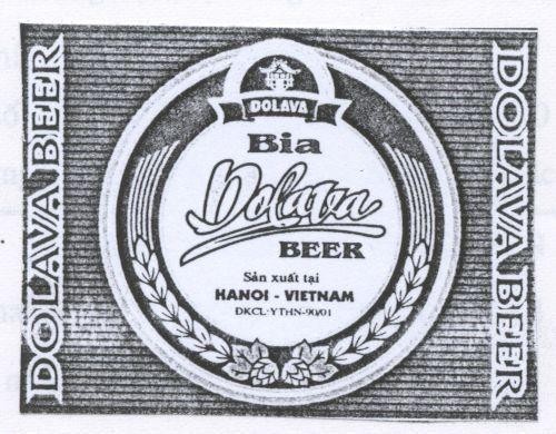 Mẫu nhãn hiệu DOLAVA BIA DOLAVA BEER