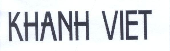 Mẫu nhãn hiệu KHANH VIET