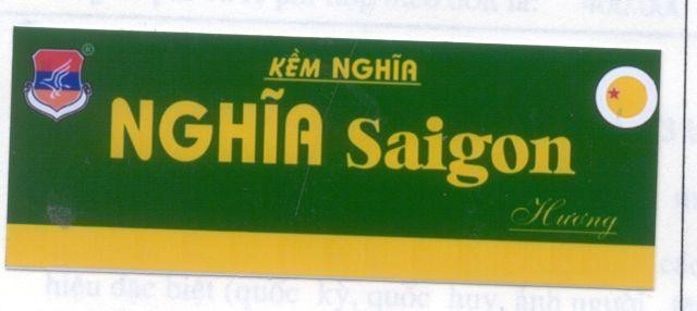 Mẫu nhãn hiệu KềM NGHĩA NGHĩA SAIGON HUONG