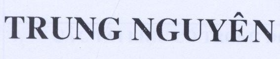 Mẫu nhãn hiệu TRUNG NGUYÊN