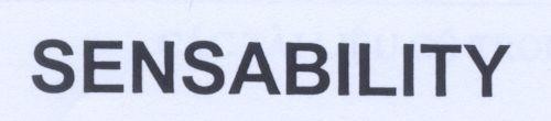 Mẫu nhãn hiệu SENSABILITY