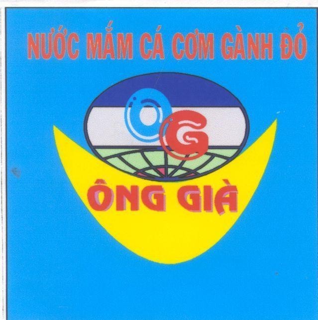Mẫu nhãn hiệu Nước mắm cá cơm gành đỏ ông già