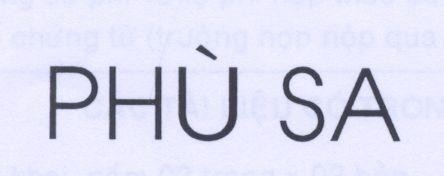 Mẫu nhãn hiệu PHù SA