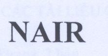Mẫu nhãn hiệu NAIR
