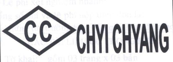 Mẫu nhãn hiệu CC CHYI CHYANG