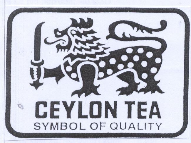 Mẫu nhãn hiệu CEYLON TEA SYMBOL OF QUALITY