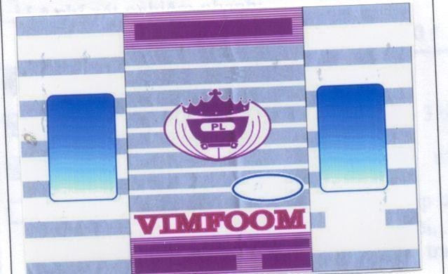 Mẫu nhãn hiệu VIMFOOM PL