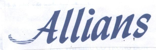 Mẫu nhãn hiệu ALLIANS