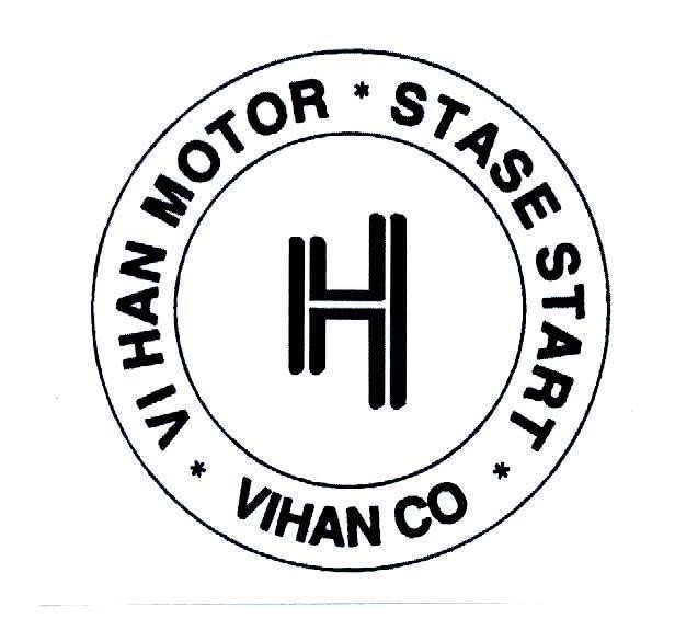 Mẫu nhãn hiệu VH VI HAN MOTOR STASE START VIHAN CO