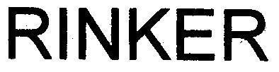 Mẫu nhãn hiệu RINKER