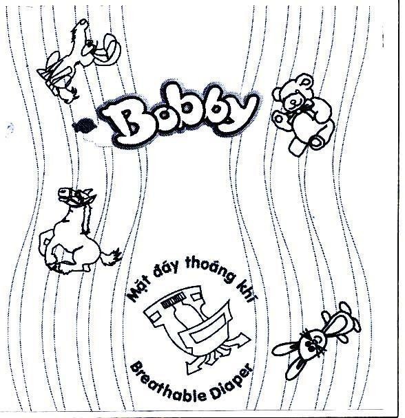 Mẫu nhãn hiệu BOBBY Mặt Đáy Thoáng Khí BREATHABLE DIAPER
