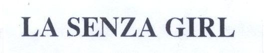 Mẫu nhãn hiệu LA SENZA GIRL