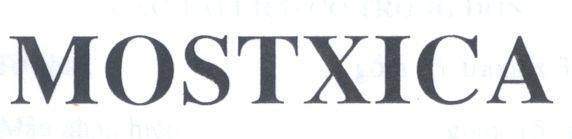Mẫu nhãn hiệu MOSTXICA