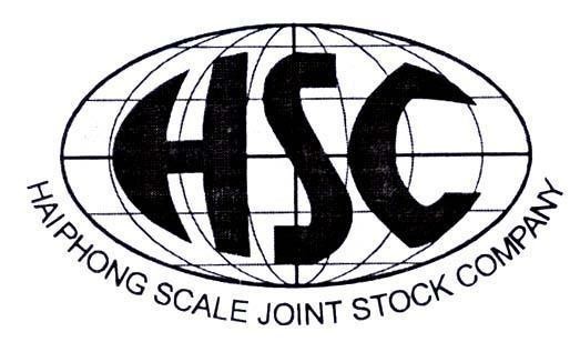 Mẫu nhãn hiệu HSC HAIPHONG SCALE JOINT STOCK COMPANY