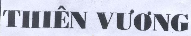 Mẫu nhãn hiệu THIÊN VƯƠNG
