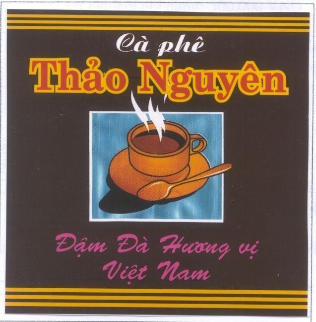 Mẫu nhãn hiệu Cà PHÊ THảO NGUYÊN ĐậM Đà HƯƠNG Vị VIệT NAM
