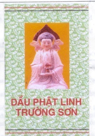Mẫu nhãn hiệu Dầu Phật Linh Trường Sơn