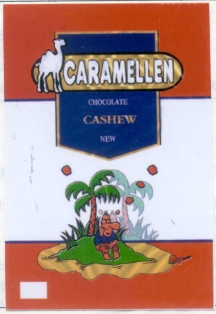 Mẫu nhãn hiệu CARAMELLEN CHOCOLATE CASHEW NEW