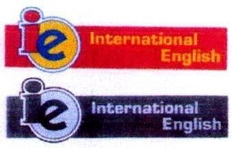 Mẫu nhãn hiệu IE INTERNATIONAL ENGLISH