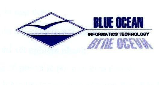 Mẫu nhãn hiệu BLUE OCEAN INFORMATICS TECHNOLOGY