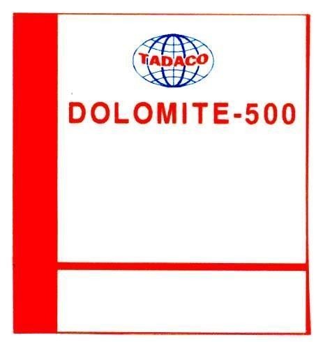 Mẫu nhãn hiệu TADACO DOLOMITE-500