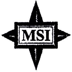 Mẫu nhãn hiệu MSI