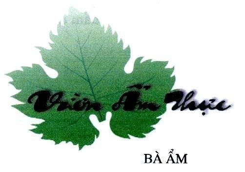 Mẫu nhãn hiệu Bà ẩm Vườn ẩm thực