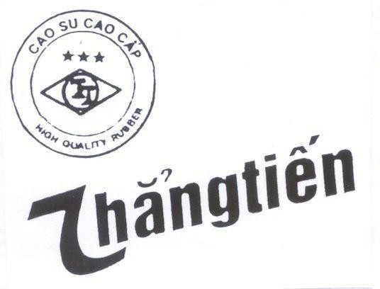 Mẫu nhãn hiệu THẳNG TIếN TT CAO SU CAO CấP