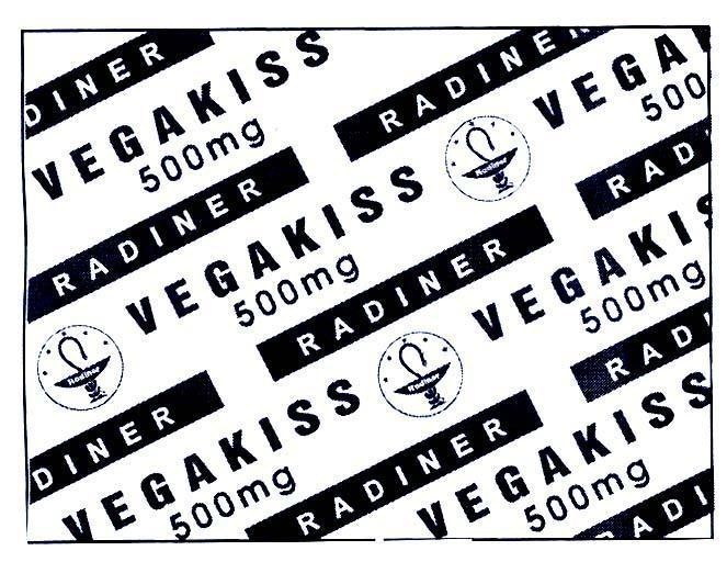 Mẫu nhãn hiệu VEGAKISS RADINER 500MG