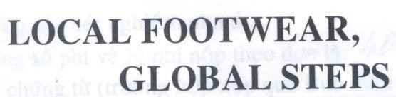 Mẫu nhãn hiệu LOCAL FOOTWEAR GLOBAL STEPS