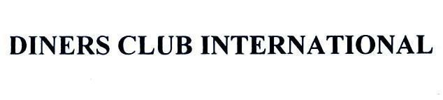 Mẫu nhãn hiệu DINERS CLUB INTERNATIONAL