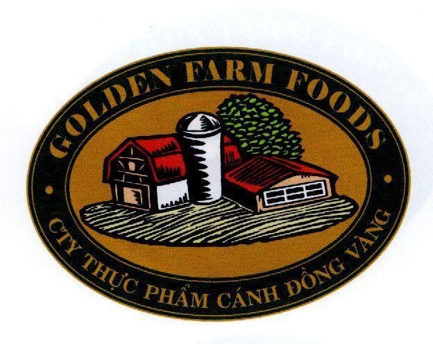 Mẫu nhãn hiệu GOLDEN FARM Cánh đồng vàng FOODS Công ty thực phẩm