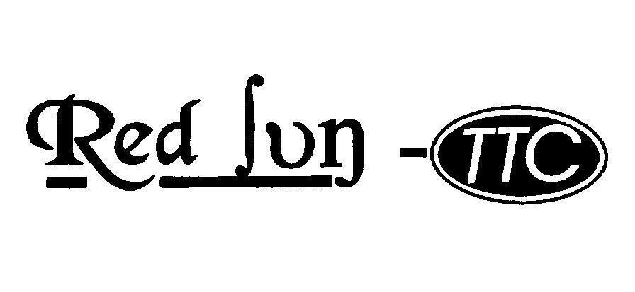 Mẫu nhãn hiệu RED SUN TTC