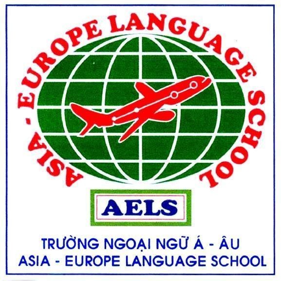 Mẫu nhãn hiệu AELS á-ÂU ASIA-EUROPE LANGUAGE SCHOOL TRƯờNG NGOạI NGữ