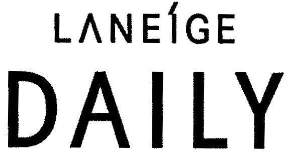 Mẫu nhãn hiệu LANEIGE DAILY