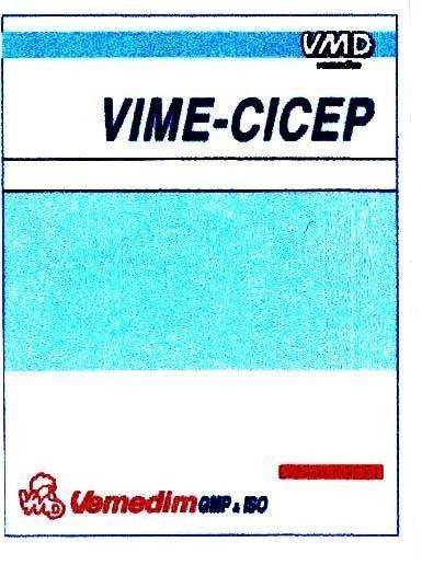 Mẫu nhãn hiệu VIME-CICEP VMD VEMEDIM GMP & ISO