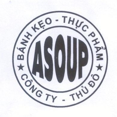 Mẫu nhãn hiệu ASOUP Thủ Đô Công Ty Bánh Kẹo Thực Phẩm