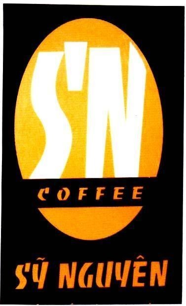 Mẫu nhãn hiệu SN Sỹ Nguyên COFFEE