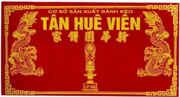 Mẫu nhãn hiệu TÂN HUÊ VIÊN CƠ Sở SảN XUấT BáNH KẹO