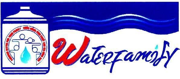 Mẫu nhãn hiệu WATERFAMILY PURIFIED WATER FOR YOUR FAMILY