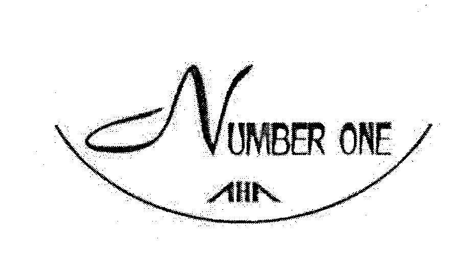 Mẫu nhãn hiệu NUMBER ONE AHA