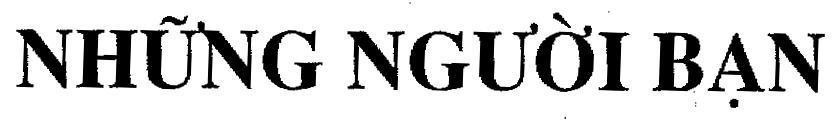 Mẫu nhãn hiệu NHữNG NGƯờI BạN
