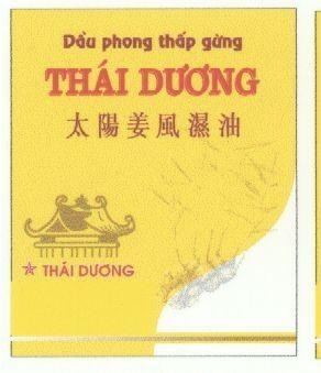Mẫu nhãn hiệu THáI DƯƠNG DấU PHONG THấP GừNG