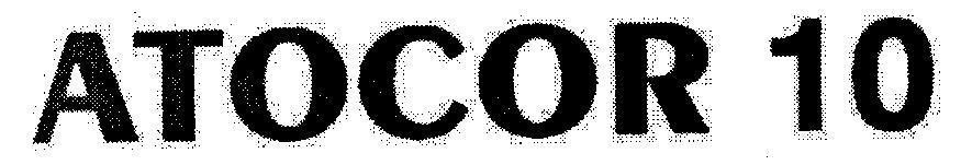 Mẫu nhãn hiệu ATOCOR 10