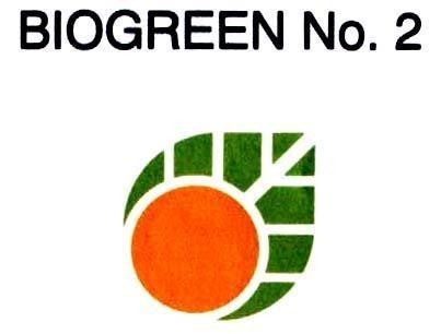 Mẫu nhãn hiệu BIOGREEN NO. 2