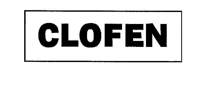 Mẫu nhãn hiệu CLOFEN
