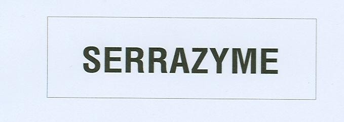 Mẫu nhãn hiệu SERRAZYME