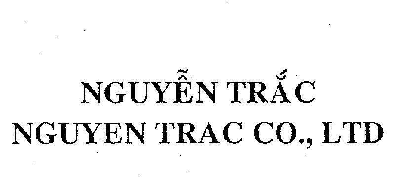 Mẫu nhãn hiệu Nguyễn Trắc NGUYEN TRAC CO., LTD